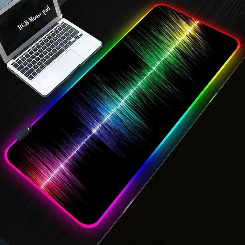 LED Ʈ ũ Ʈ xxl ǻ 콺 е(USB  ) 80x30 90x40cm Ʈ Ű Ŀ Ű Mause ӿ 콺 е RGB